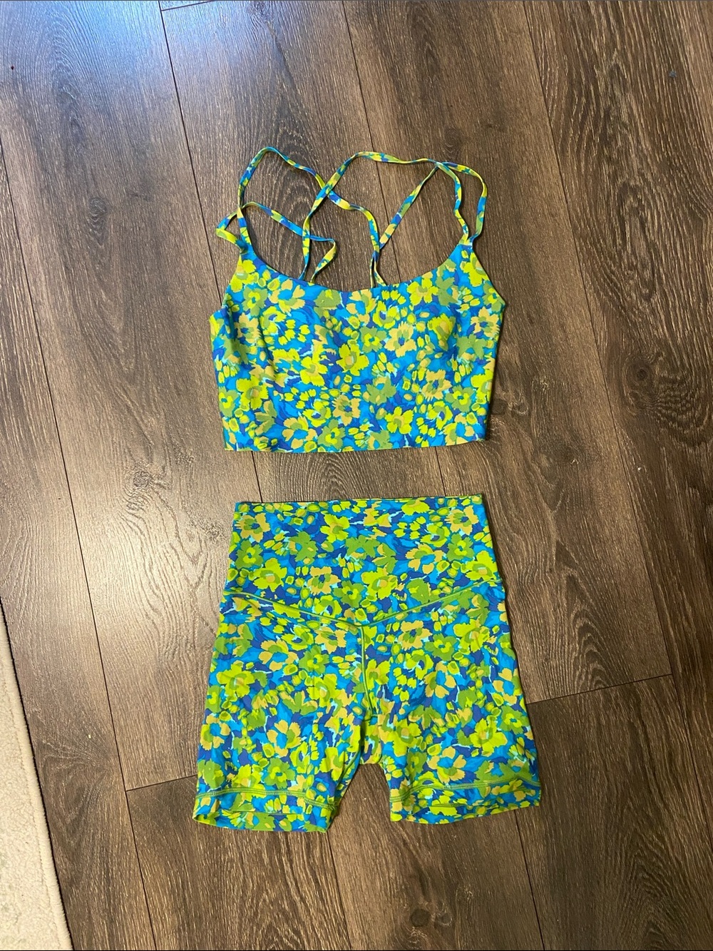 Aerie floral work out set